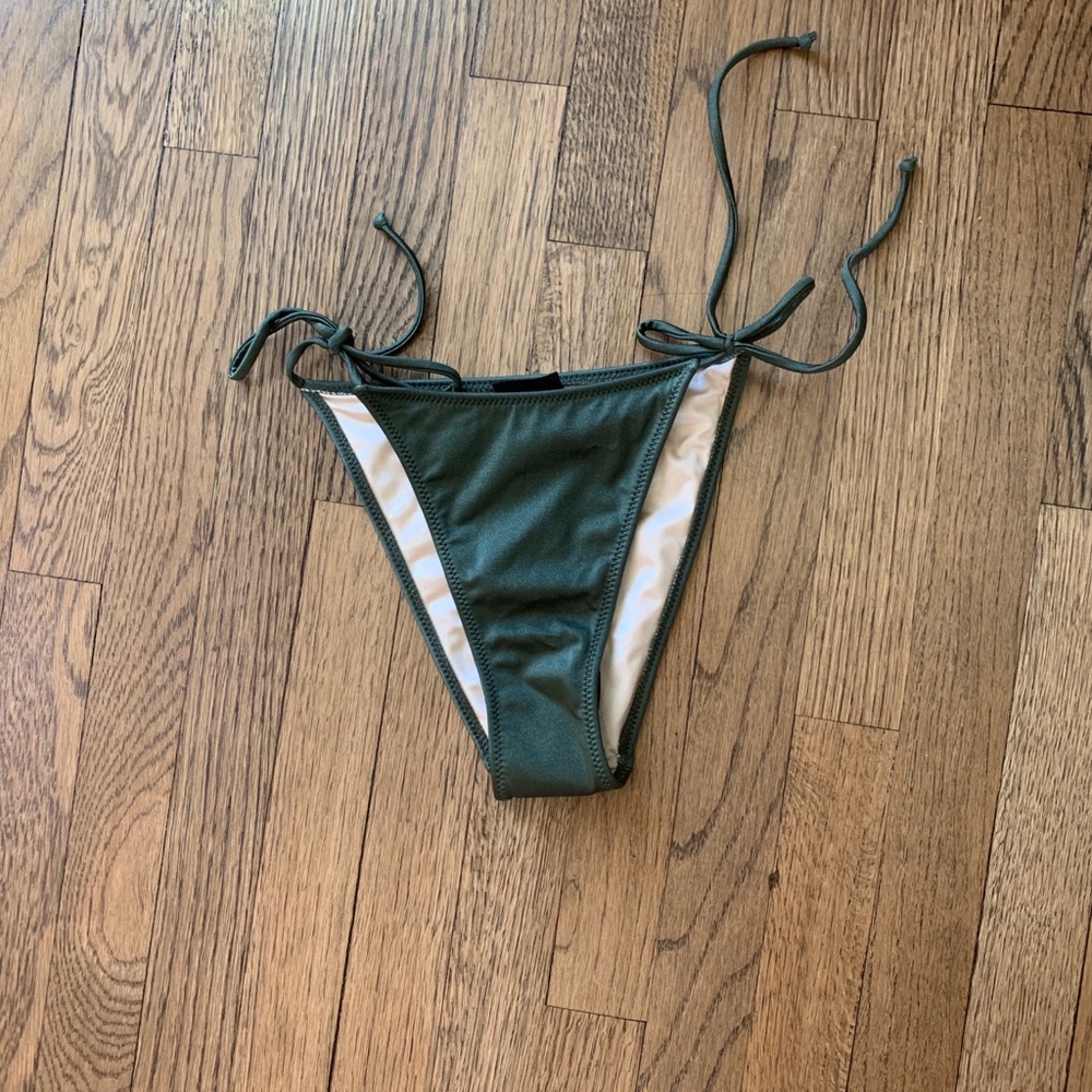 Pacsun green high rise bikini bottoms